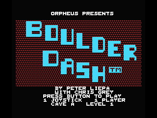 Boulder Dash screenshot 3 for MSX